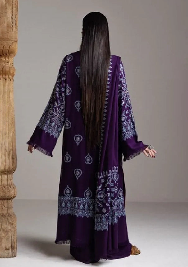 Zara Shahjahan Saraab Winter'26 -BANAFSHA