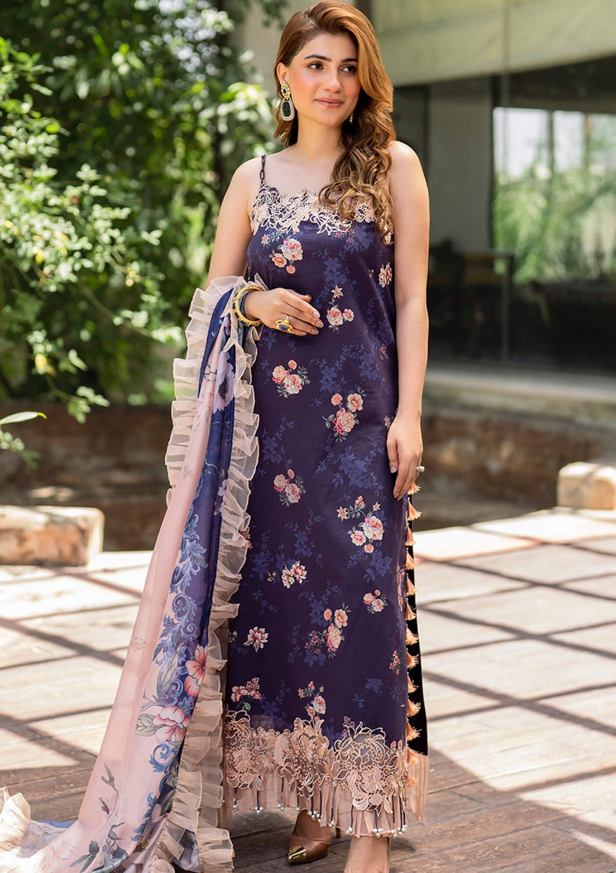 Asifa & Nabeel Meraki Summer Vol-2'24 MK-13 Zahra - Mohsin Saeed Fabrics