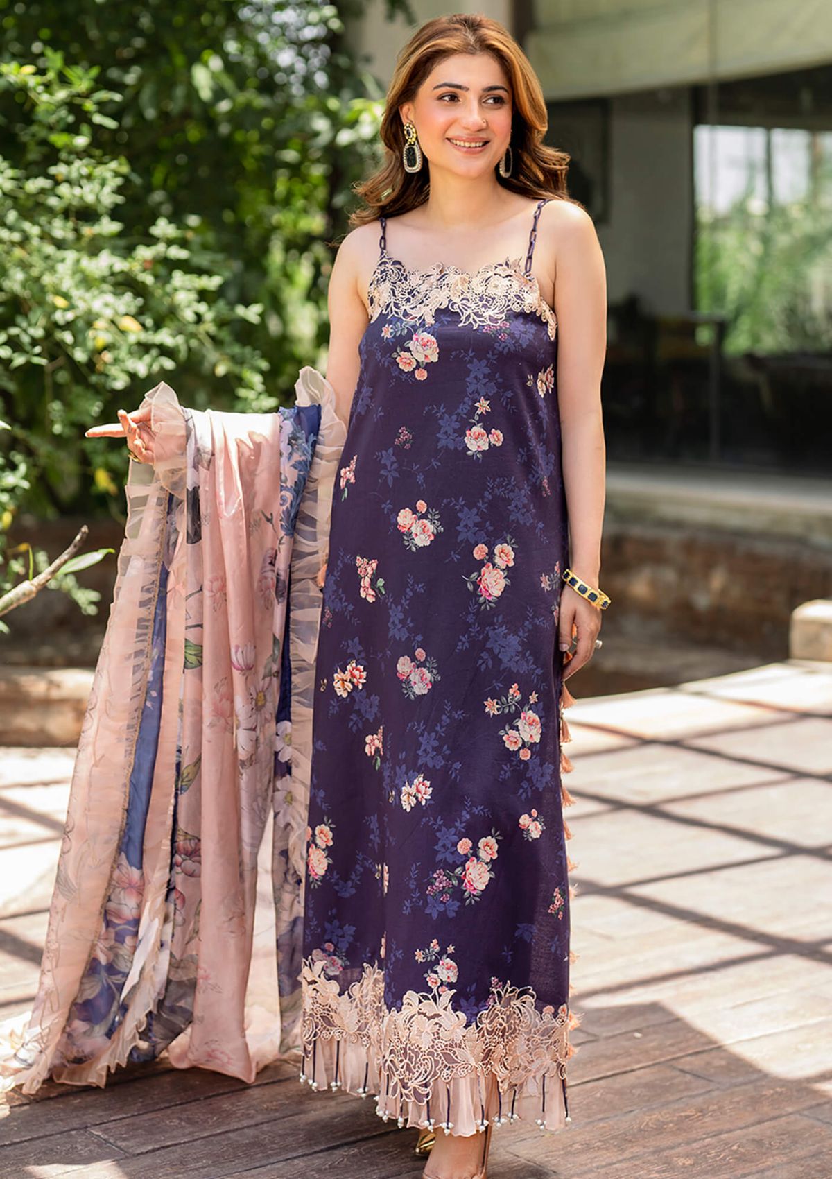 Asifa & Nabeel Meraki Summer Vol-2'24 MK-13 Zahra - Mohsin Saeed Fabrics