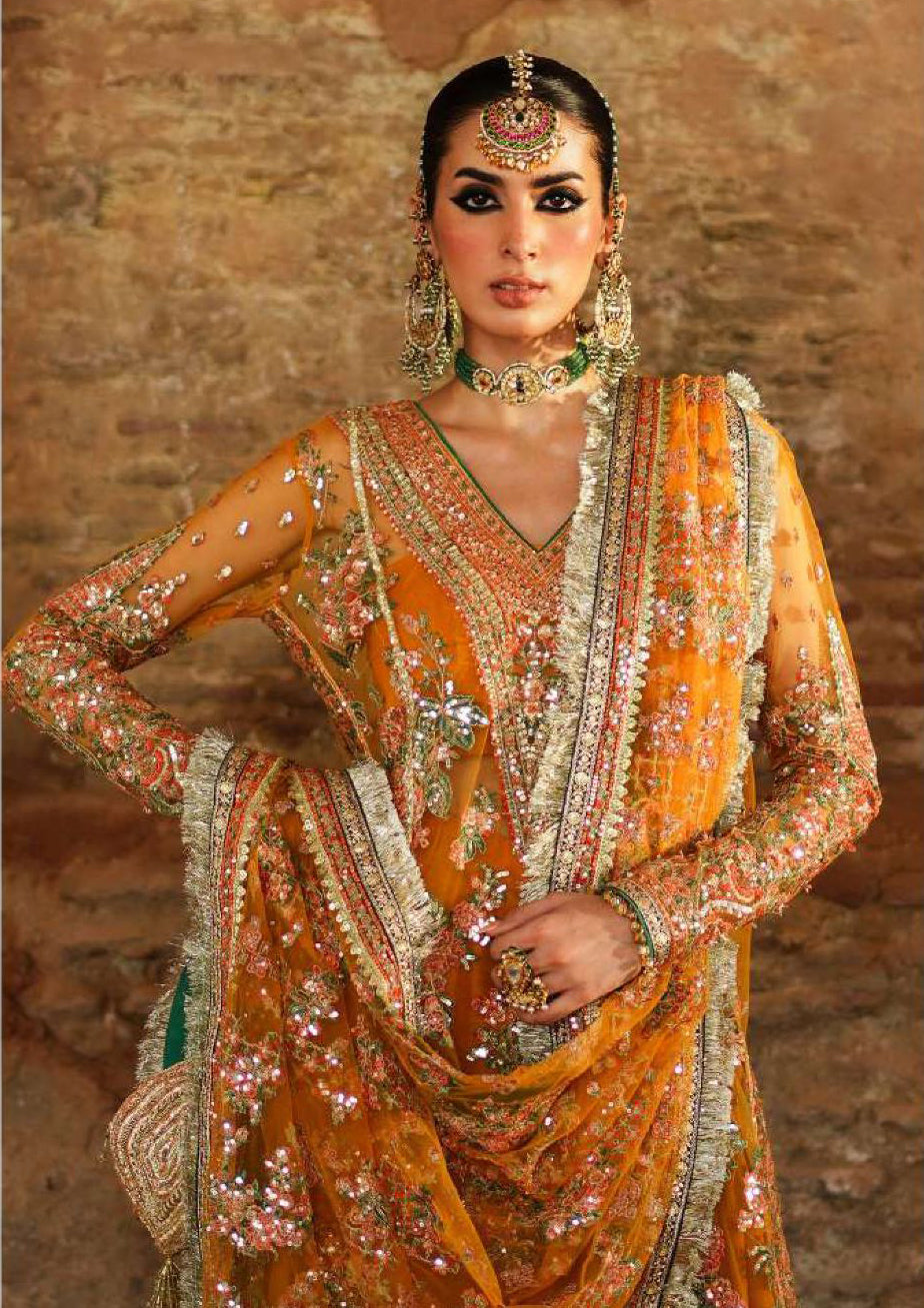 Hussain Rehar Zaib-un-Nisa'23 423 Saffron - Mohsin Saeed Fabrics