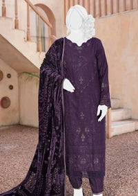 Zar Gul Emb Velvet'24 D-07