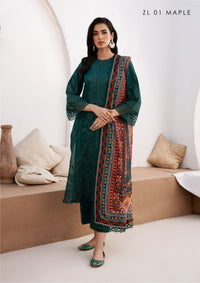 Zarif Eid Lawn'24 ZL-01 MAPLE
