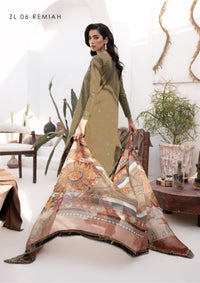 Zarif Eid Lawn'24 ZL-06 REMIAH - Mohsin Saeed Fabrics