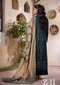 Khoobsurat Zeenat Emb Peach Leather'24 Z-11