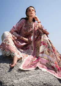 Alif By AJR Signature Luxury Lawn'24 ASL-04 Rosy - Mohsin Saeed Fabrics