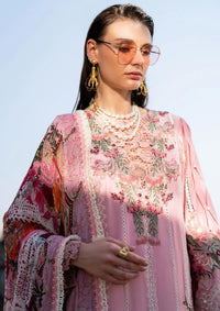 Alif By AJR Signature Luxury Lawn'24 ASL-04 Rosy - Mohsin Saeed Fabrics