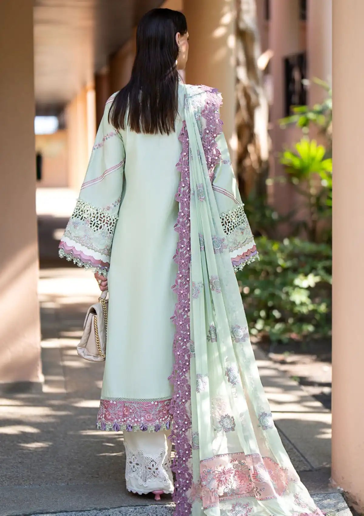Alif By AJR Signature Luxury Lawn'24 ASL-10 Aura - Mohsin Saeed Fabrics