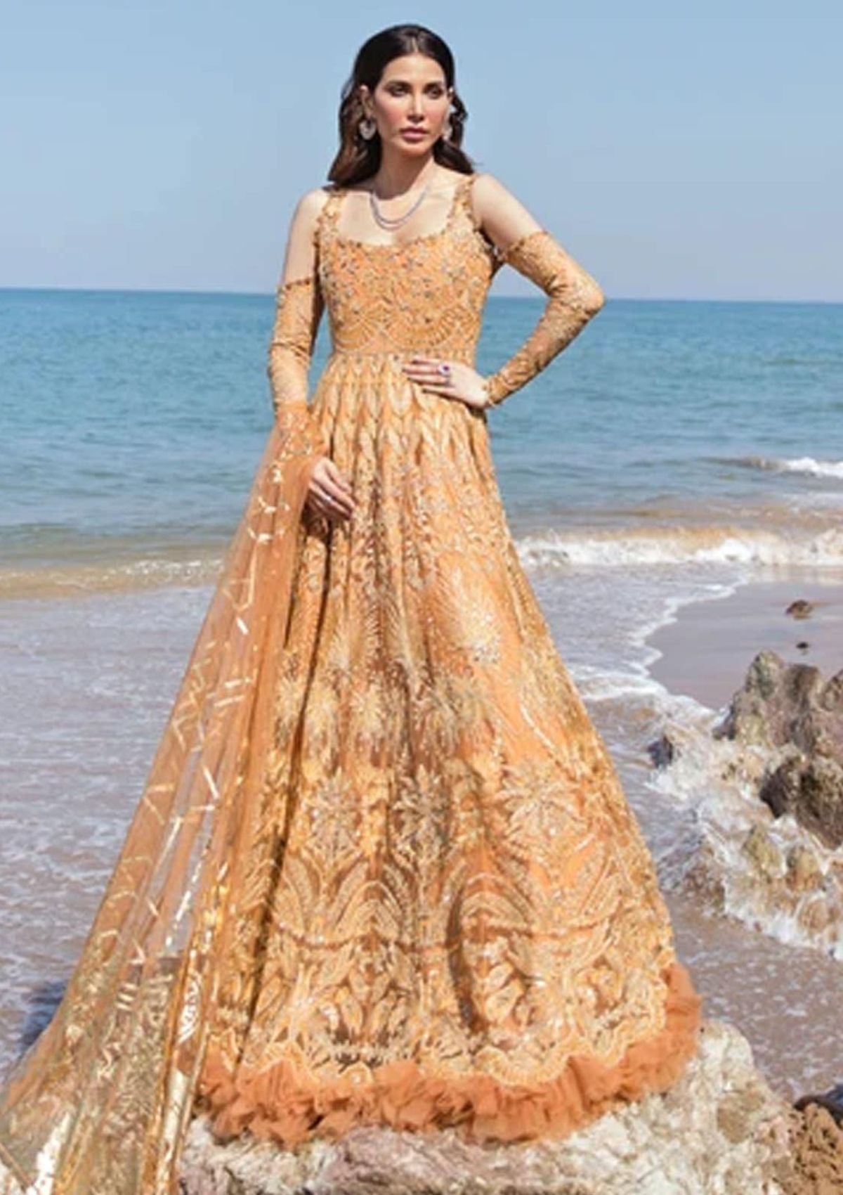 Amiraa by Reign Emb Net'21 RN-03 - Mohsin Saeed Fabrics