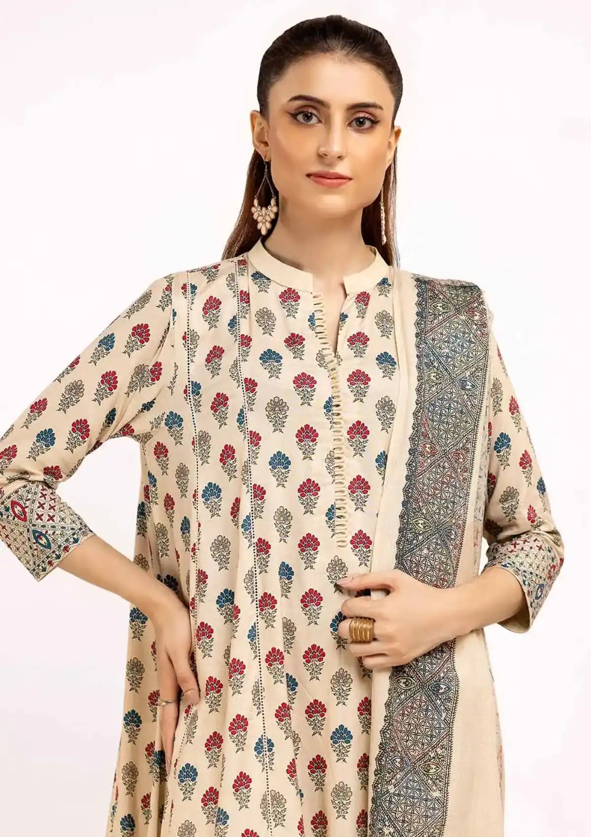 Gul Ahmed Printed Linen'24 AP-42049