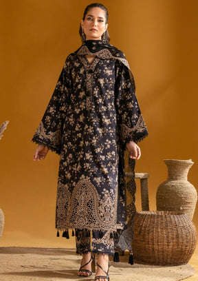 Maahi Print Emb Lawn by Alizeh'24 D-02 TARA - Mohsin Saeed Fabrics