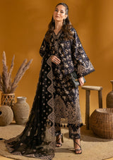 Maahi Print Emb Lawn by Alizeh'24 D-02 TARA - Mohsin Saeed Fabrics