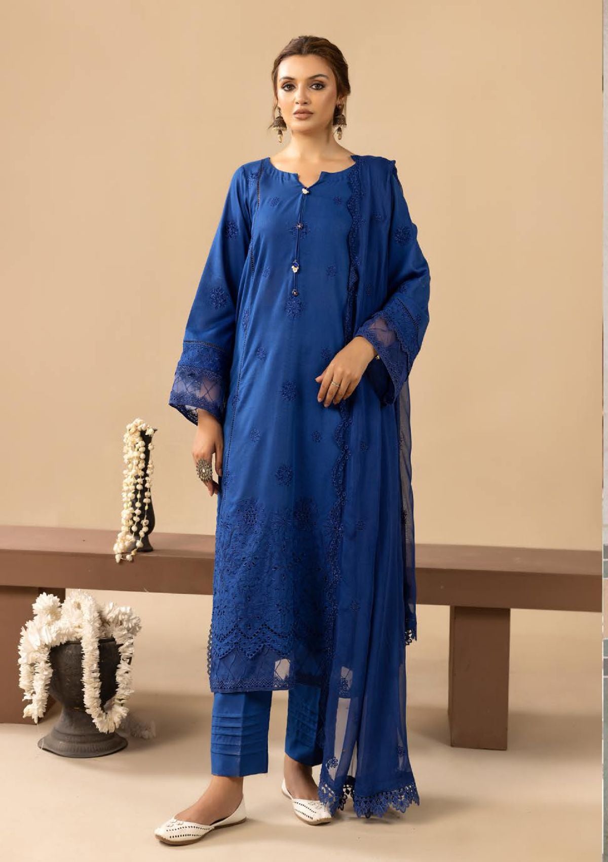 Anchal Emb Karandi By Khoobsurat'24 AK-204