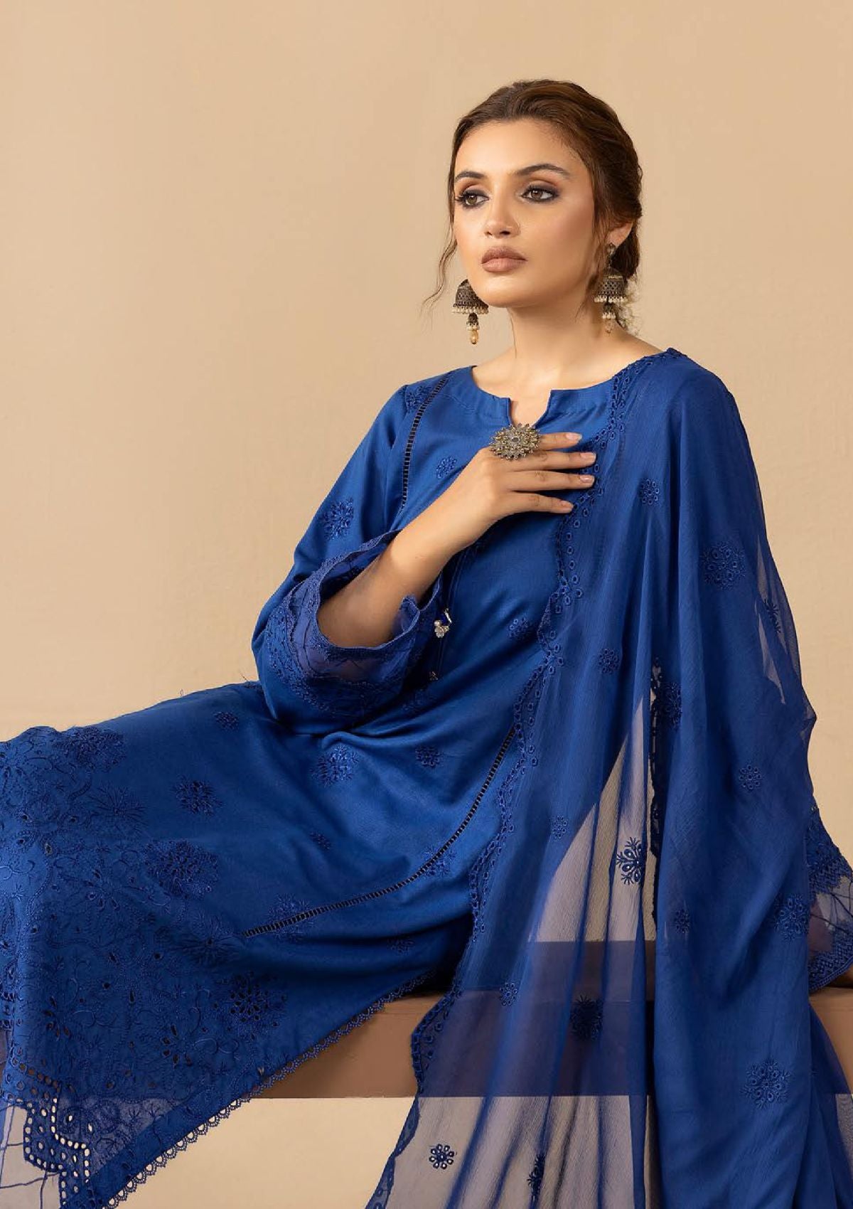 Anchal Emb Karandi By Khoobsurat'24 AK-204
