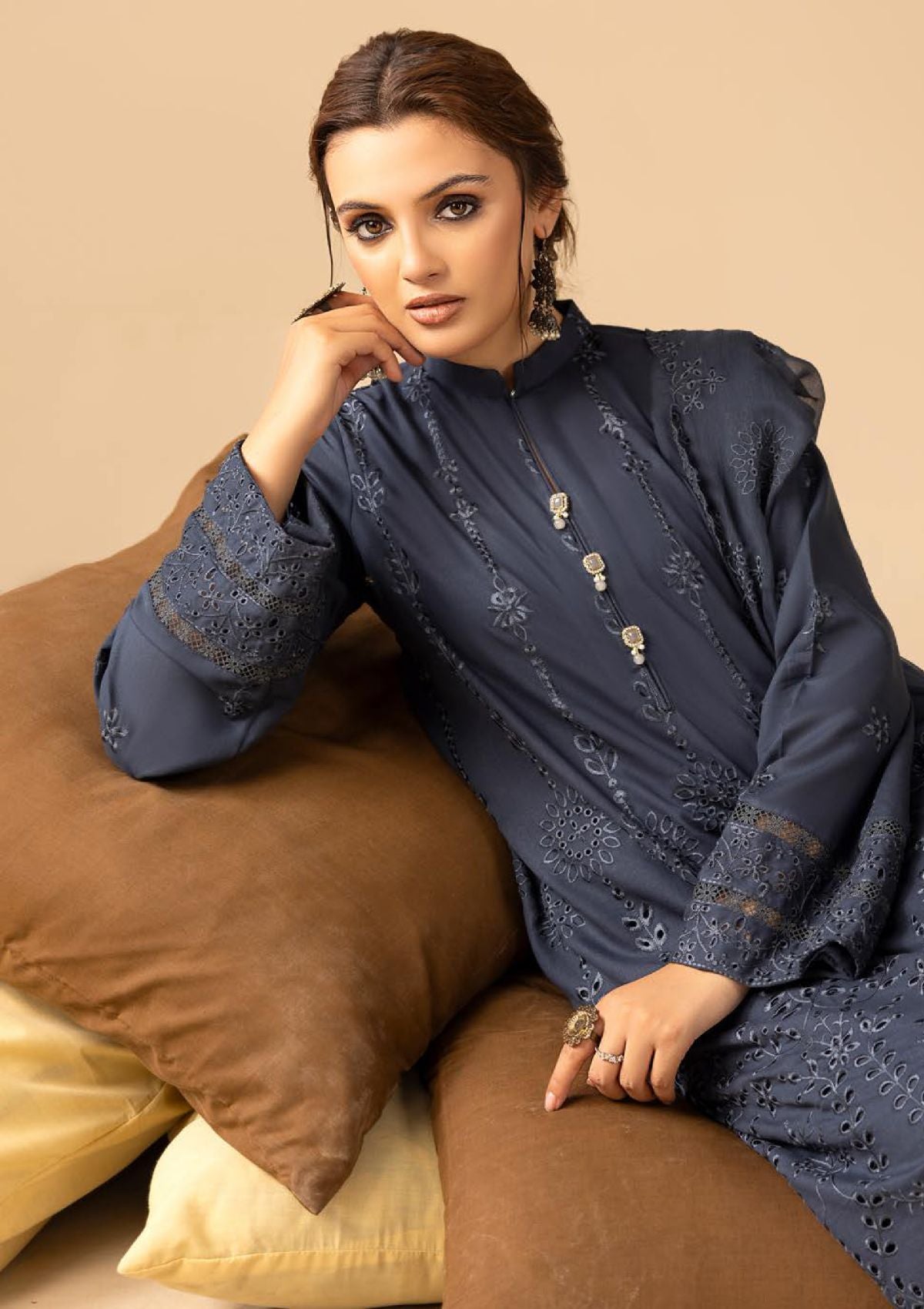 Anchal Emb Karandi By Khoobsurat'24 AK-207
