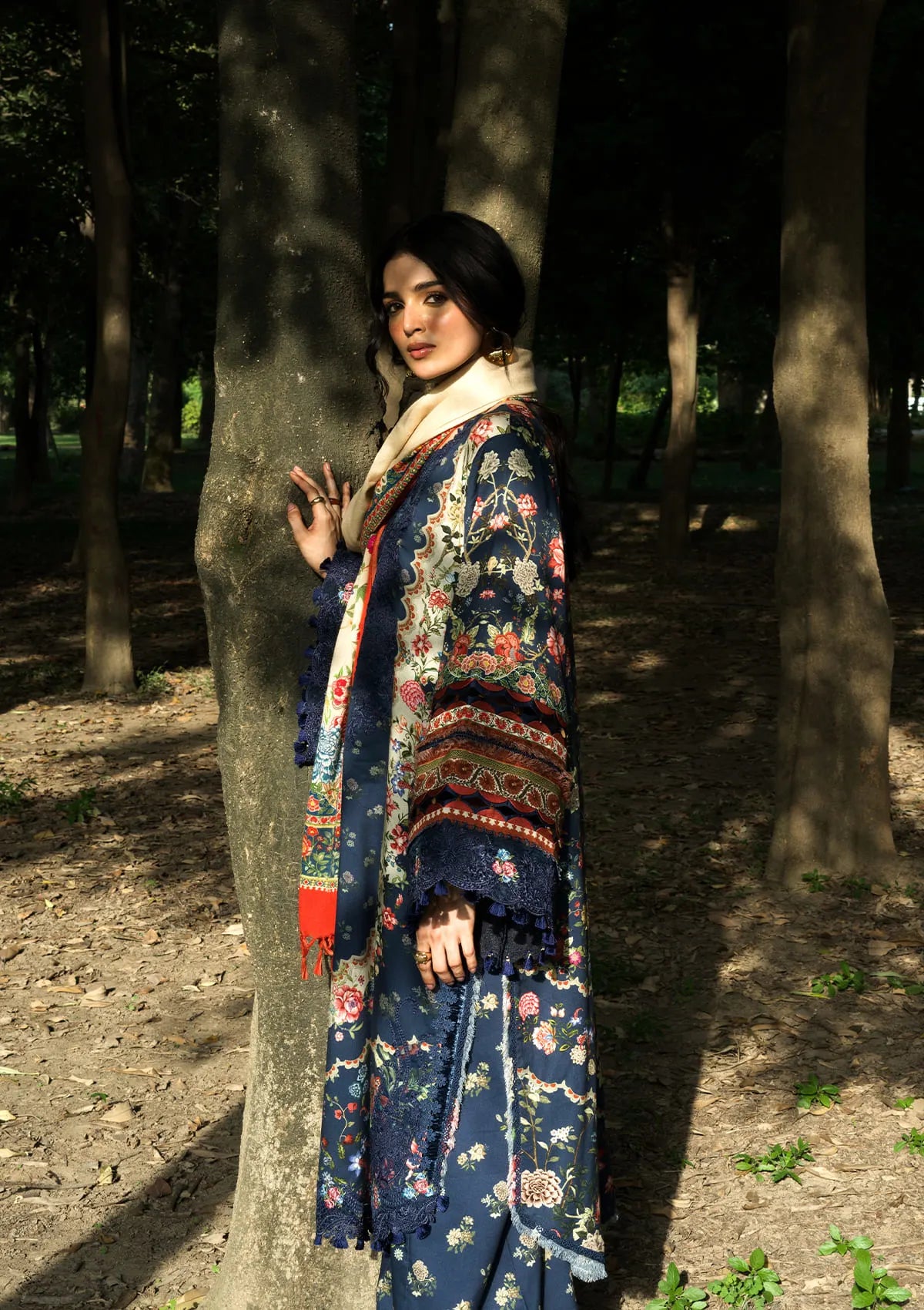 Elaf Wilderness Pashmina Shawl Edit'26 EWR-6B ASTRA