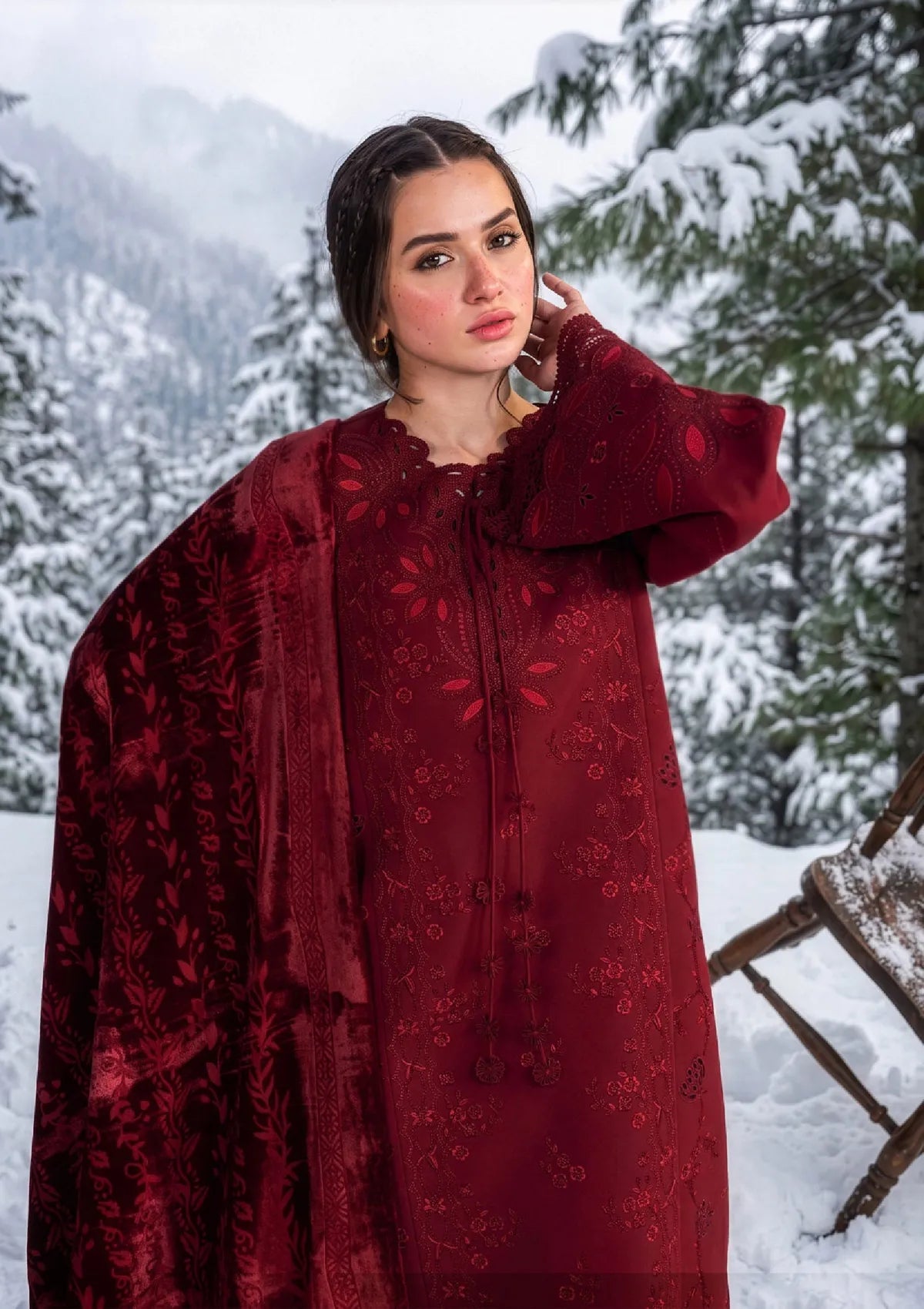 Rang Rasiya Carnation Winter'26 -RUBY FROST