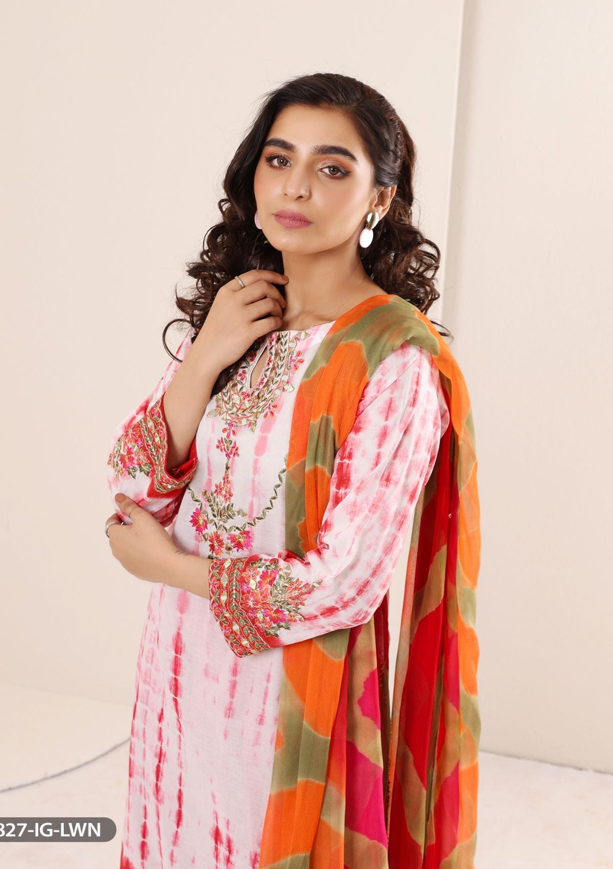 ShaPosh Casual Pret (15827-IG-LWN) - Mohsin Saeed Fabrics