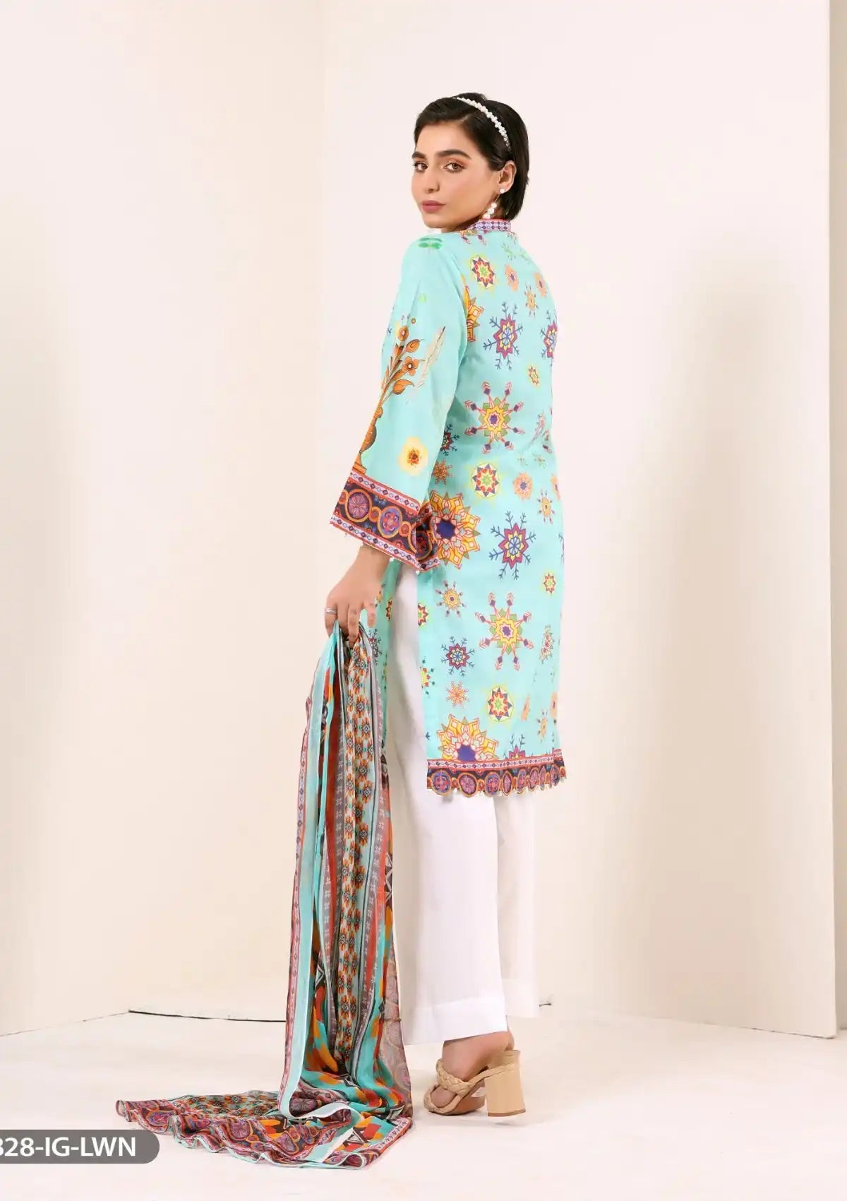 ShaPosh Casual Pret (15828-IG-LWN) - Mohsin Saeed Fabrics