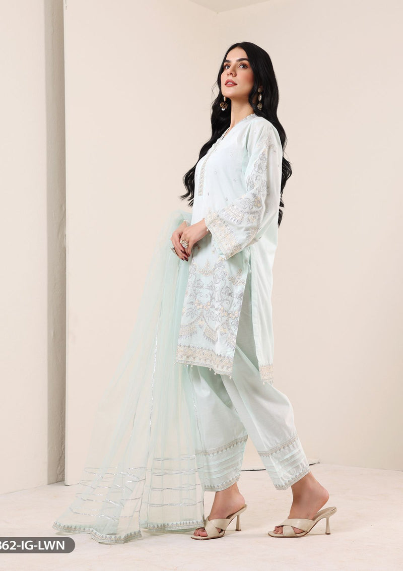 ShaPosh Casual Pret (15862-IG-LWN) - Mohsin Saeed Fabrics