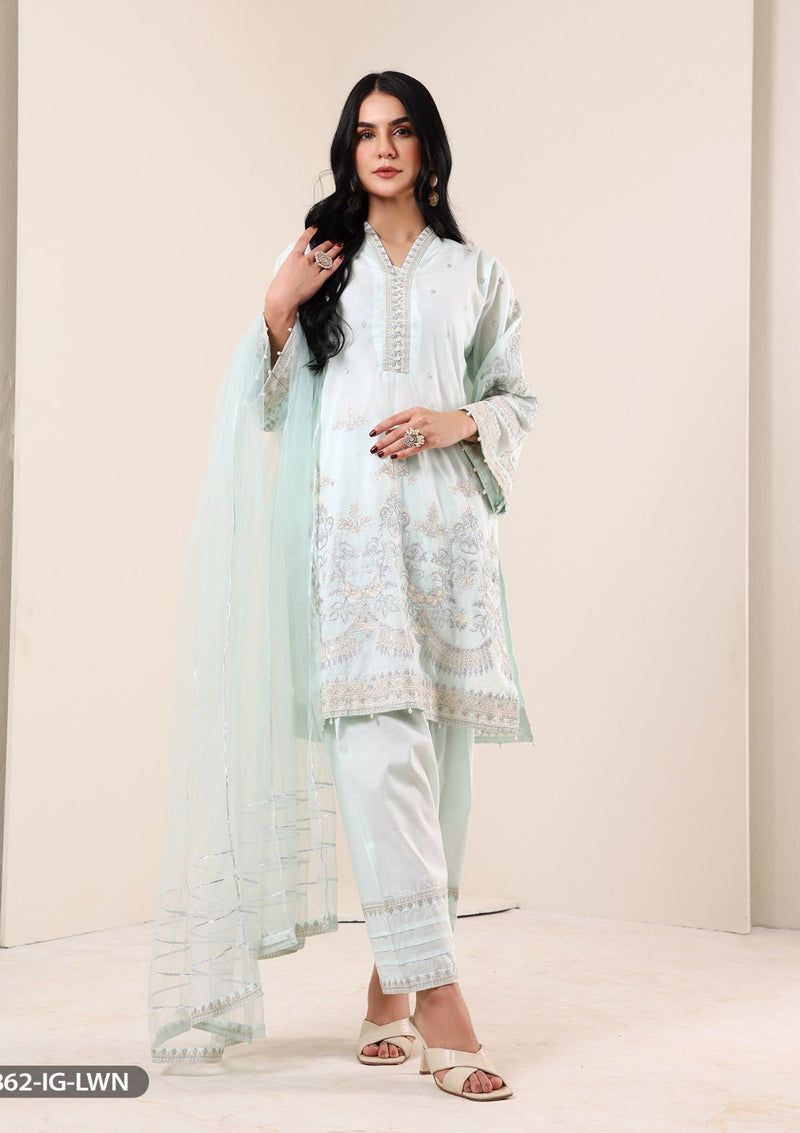 ShaPosh Casual Pret (15862-IG-LWN) - Mohsin Saeed Fabrics