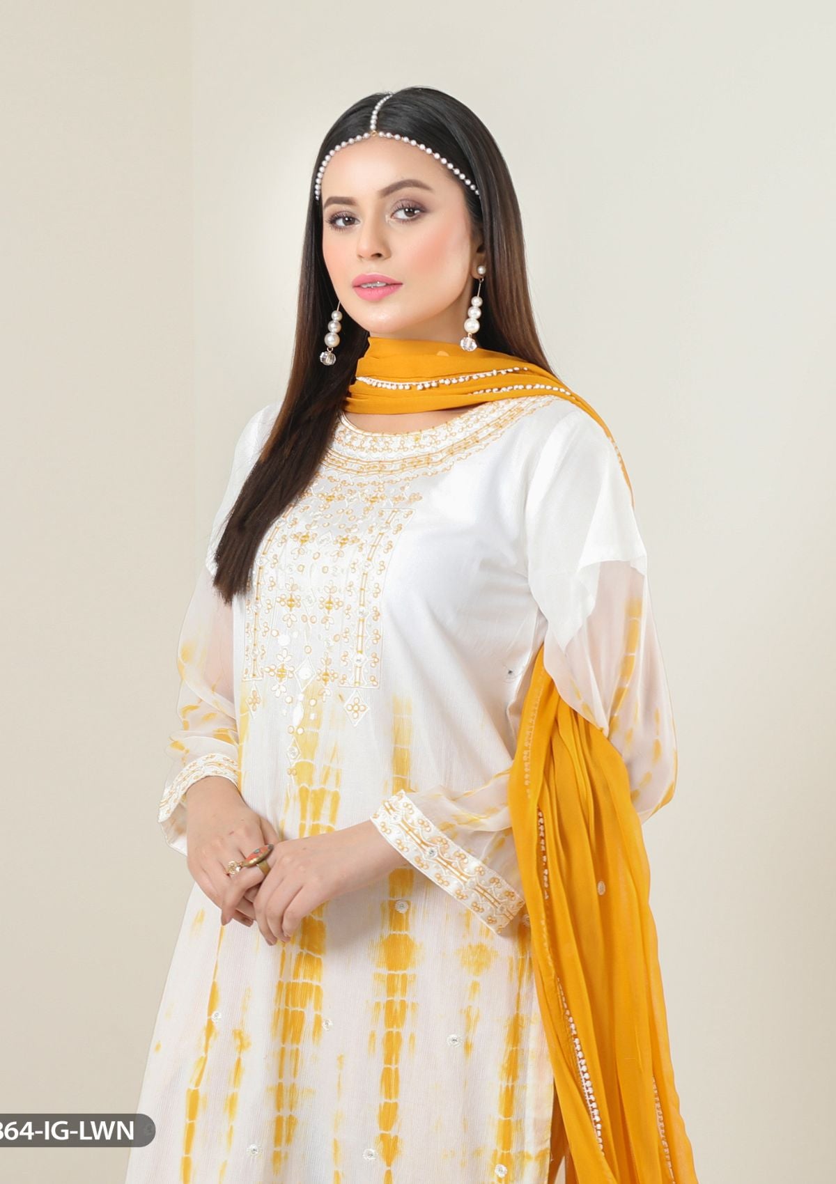 ShaPosh Casual Pret (15864-IG-LWN) - Mohsin Saeed Fabrics