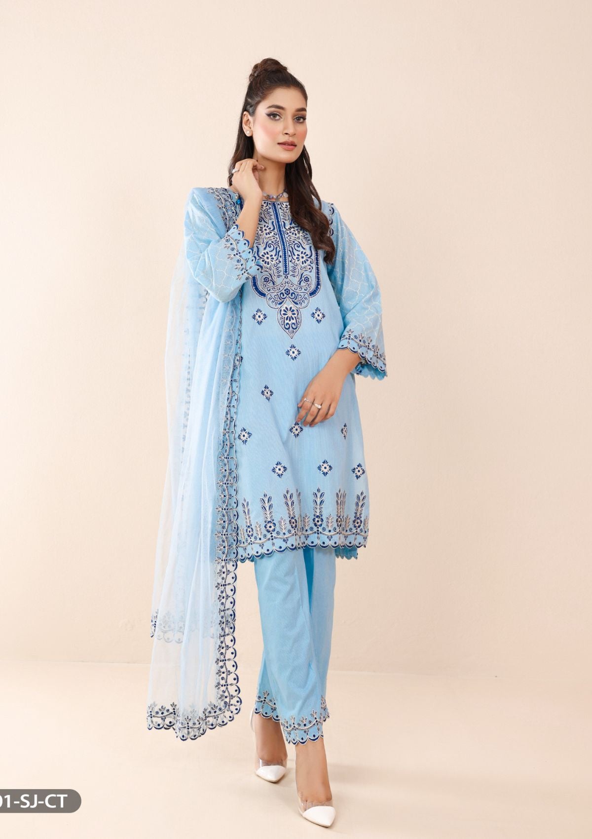 ShaPosh Casual Pret (4001-SJ-R.CT) - Mohsin Saeed Fabrics