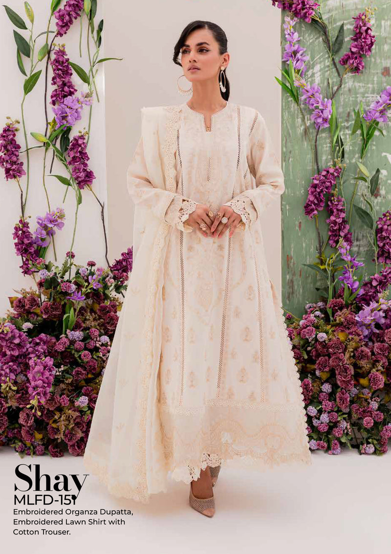 Freesia Mahru Luxury Lawn'23 MLFD-151(Shay)