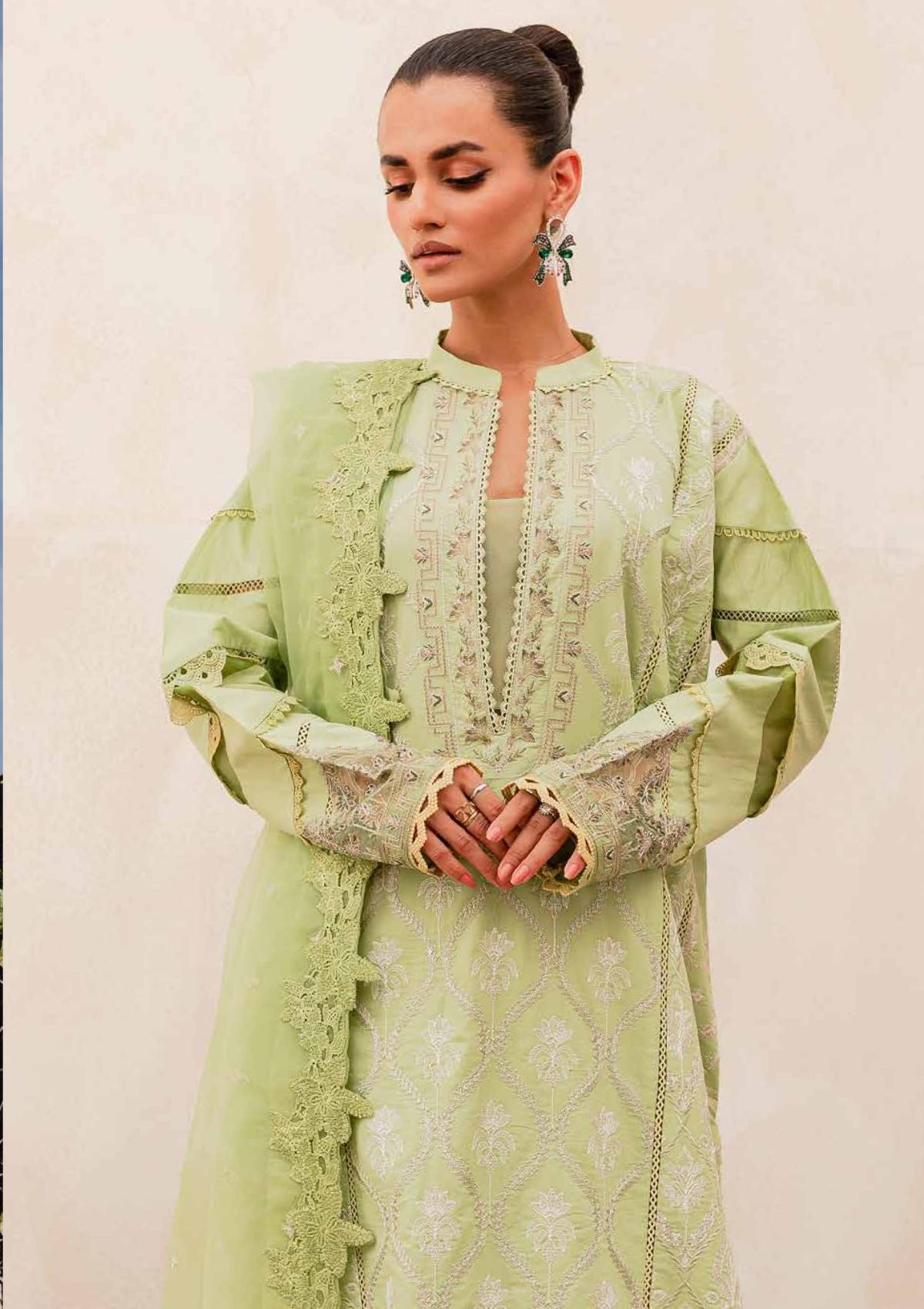 Freesia Mahru Luxury Lawn'23 MLFD-144(Rimi) - Mohsin Saeed Fabrics