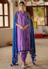 Gul Ahmed Chunri Lawn'24 3 Pcs CL-42016-B - Mohsin Saeed Fabrics