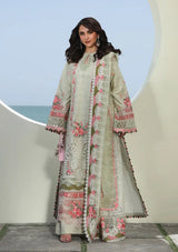 Maryam Hussain Luxury Lawn'24 D-05-HAVANA - Mohsin Saeed Fabrics