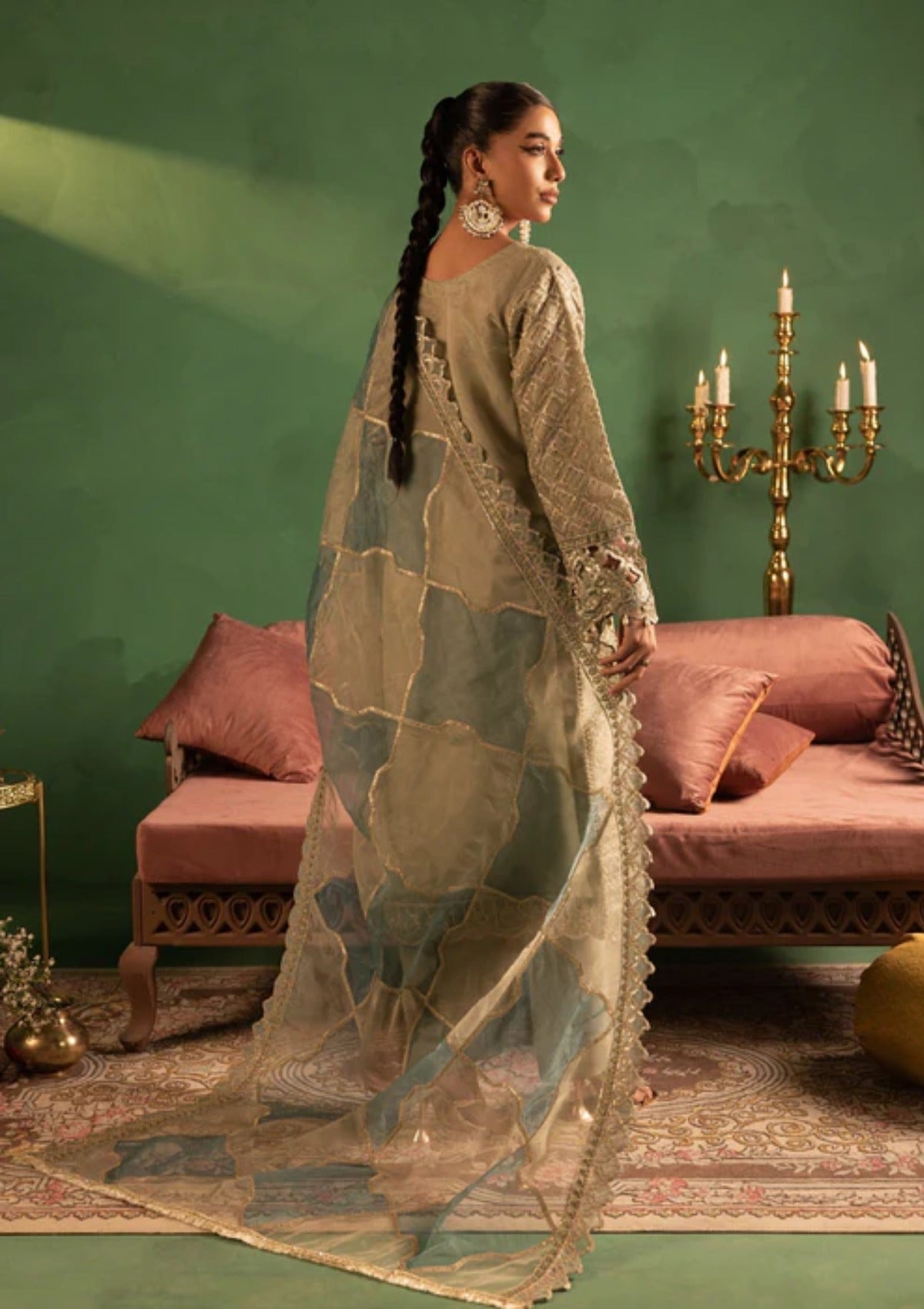 Diara Couture Aaraish'25 ROHEEN - US-644 - MINT