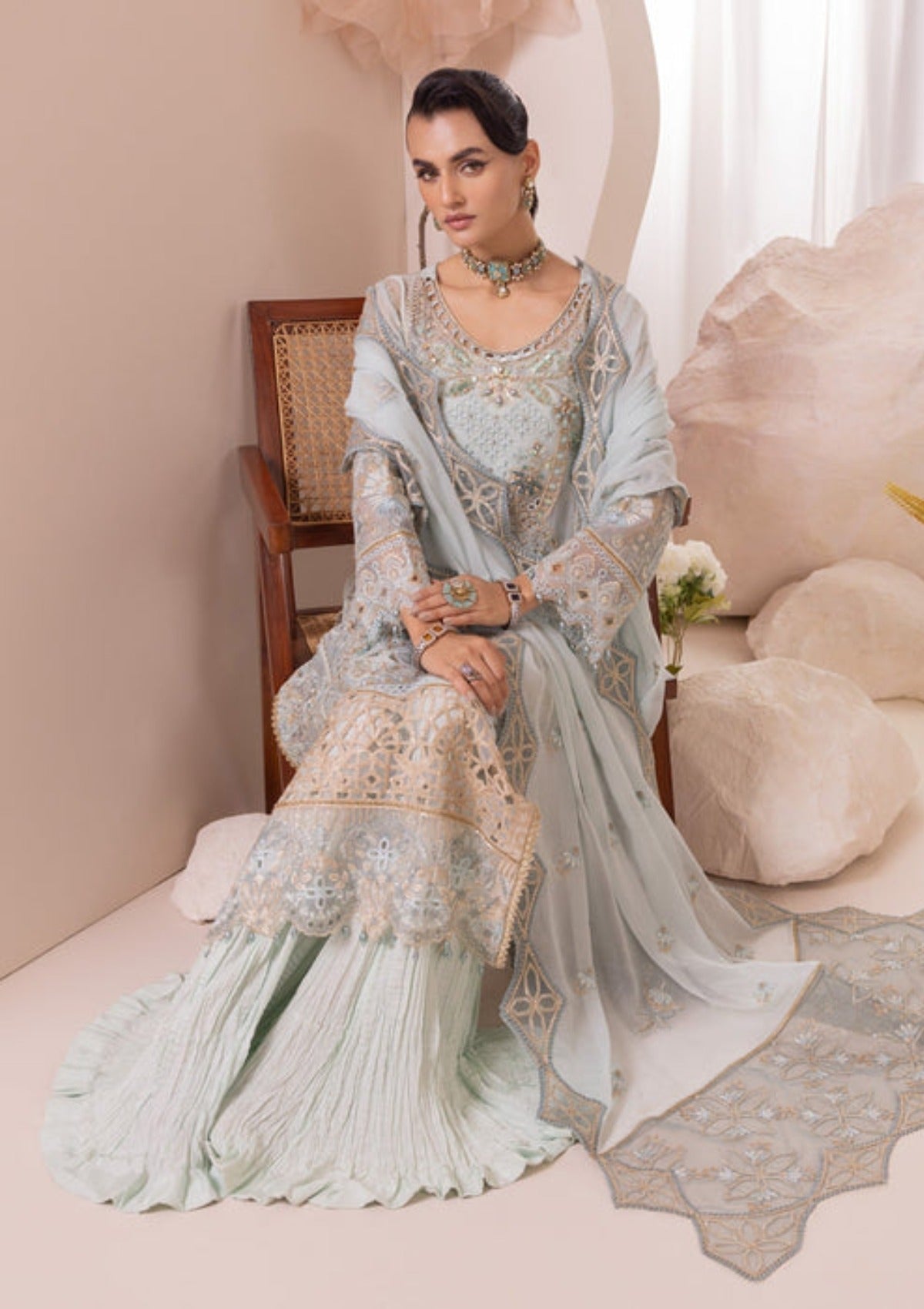 Diara Couture Aaraish'25 ASMAA - SF-13 - AQUA