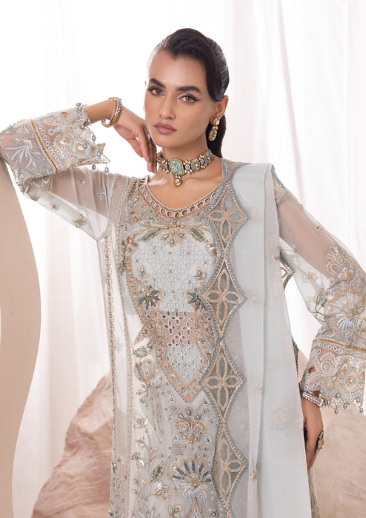 Diara Couture Aaraish'25 ASMAA - SF-13 - AQUA