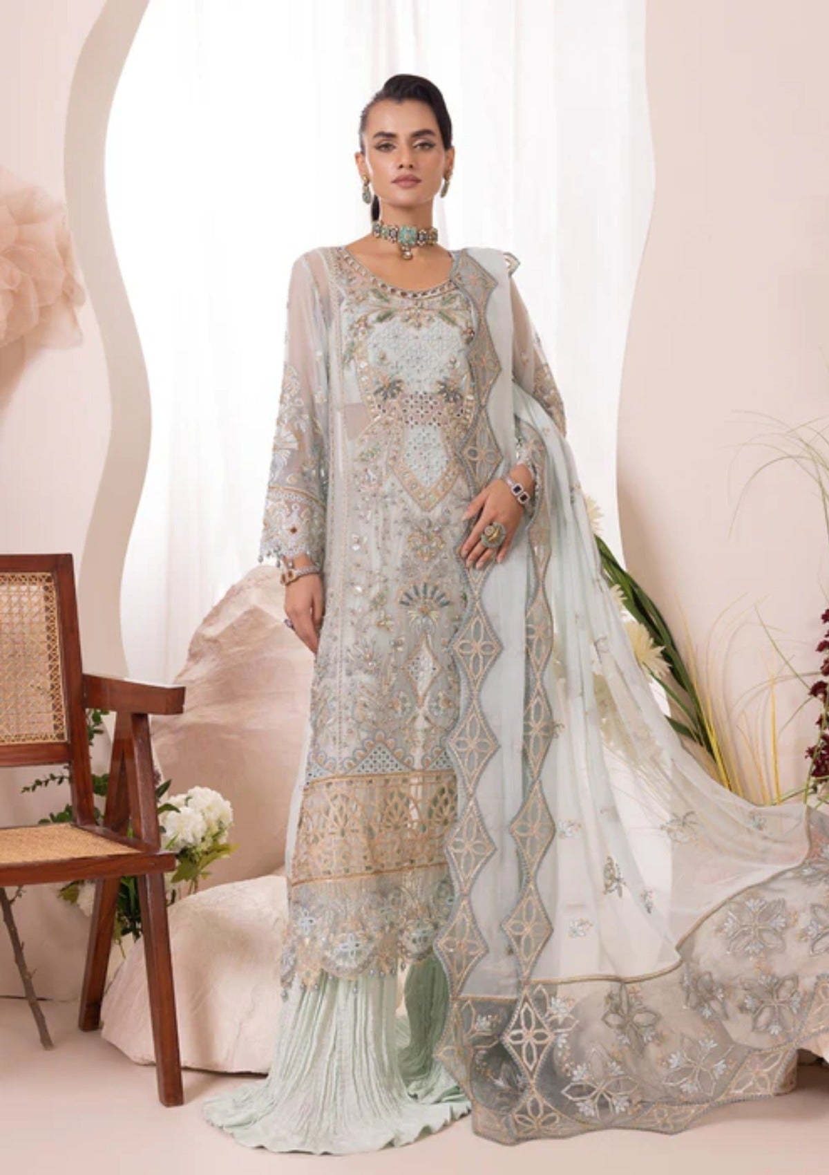 Diara Couture Aaraish'25 ASMAA - SF-13 - AQUA