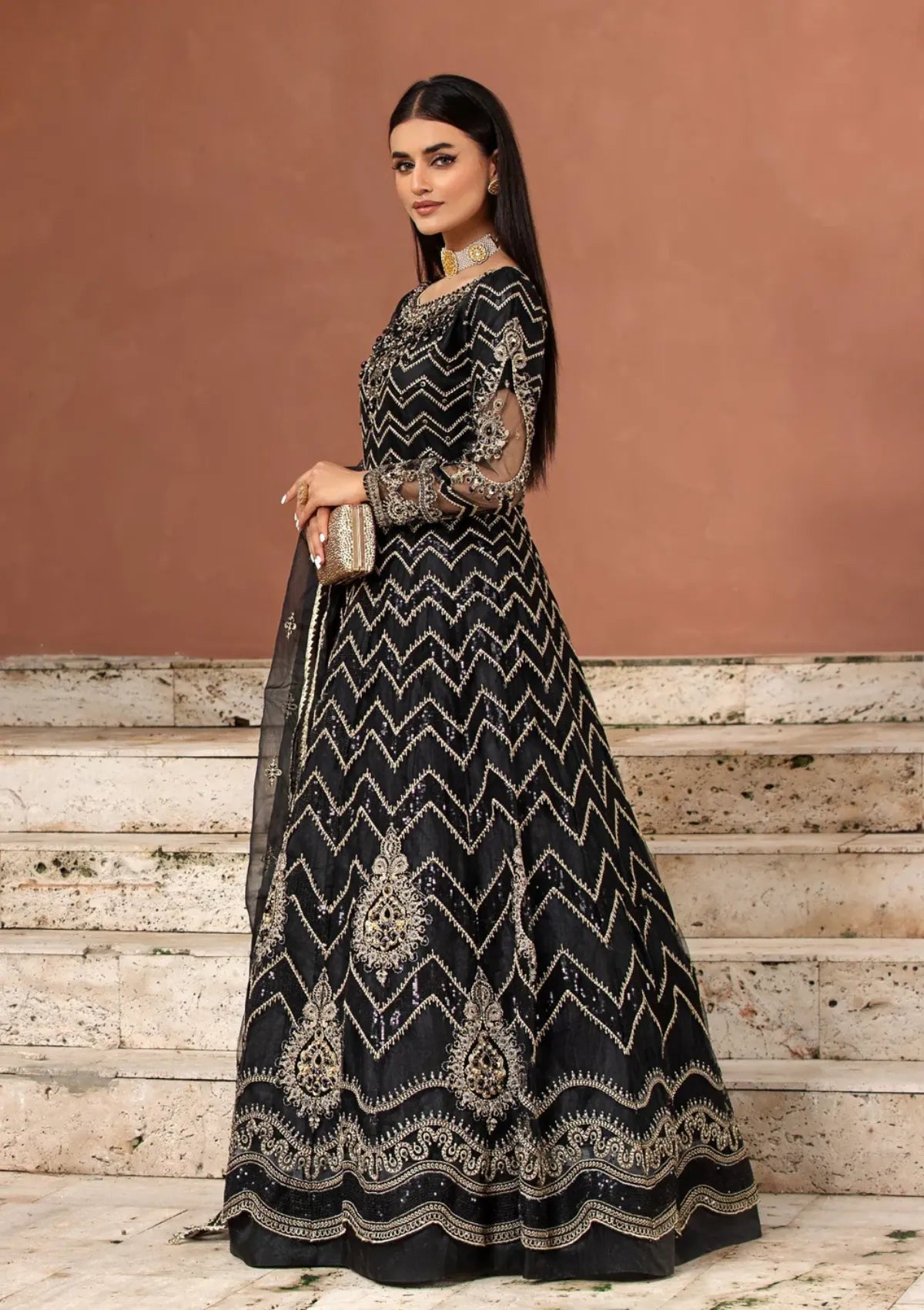Diara Couture Abrish'25 RAIHA - DF-07 - BLACK