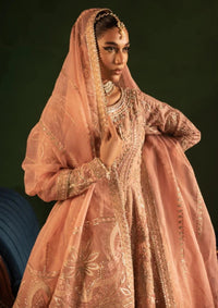 Diara Couture Onora Wedding Festive Stitched'25 LEORA - WC-2-04 - PEACHY PINK