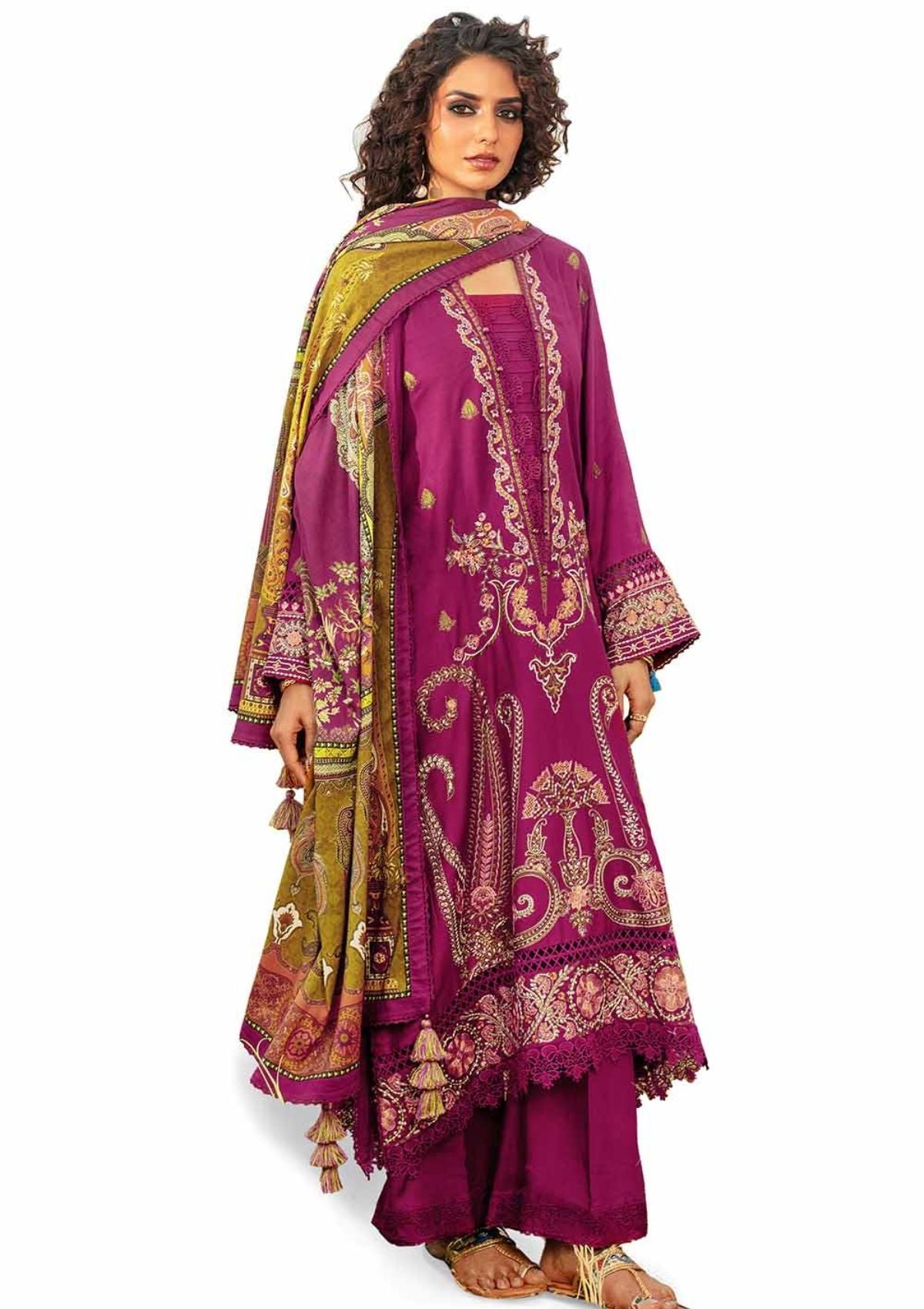 Gul Ahmed Embroidered Winter'24 CV-32011 Mohsin Saeed Fabrics Gul Ahmed Embroidered Winter'24 CV-32011 Mohsin Saeed Fabrics