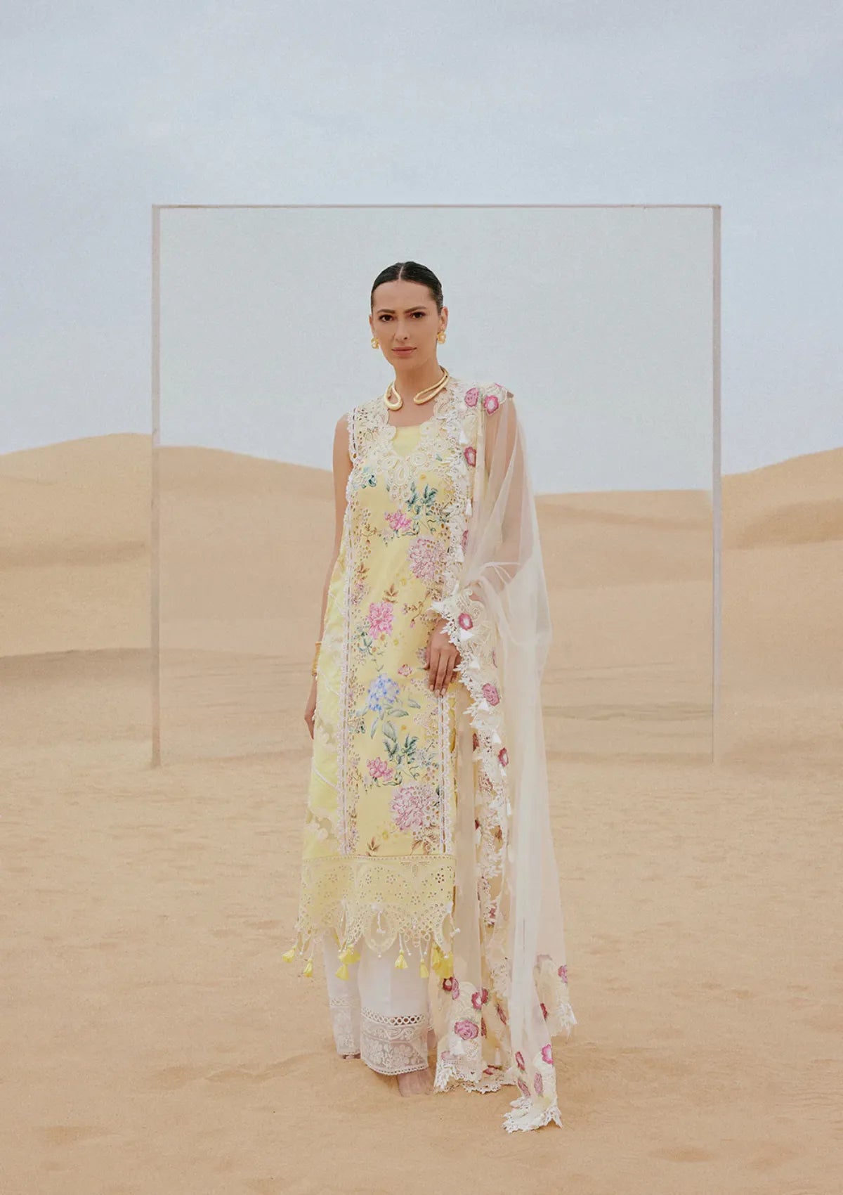 Saira Rizwan Luxury Lawn'26 SRL-04 AREZOU