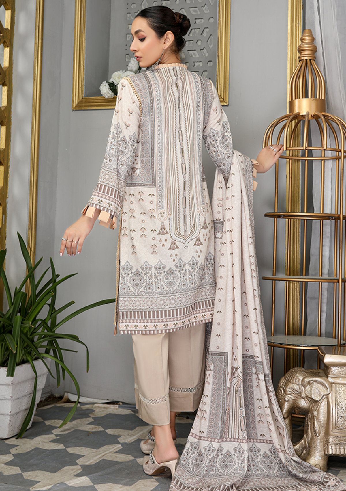 Dastaan By Humdum V-2'22 D-10 - Mohsin Saeed Fabrics