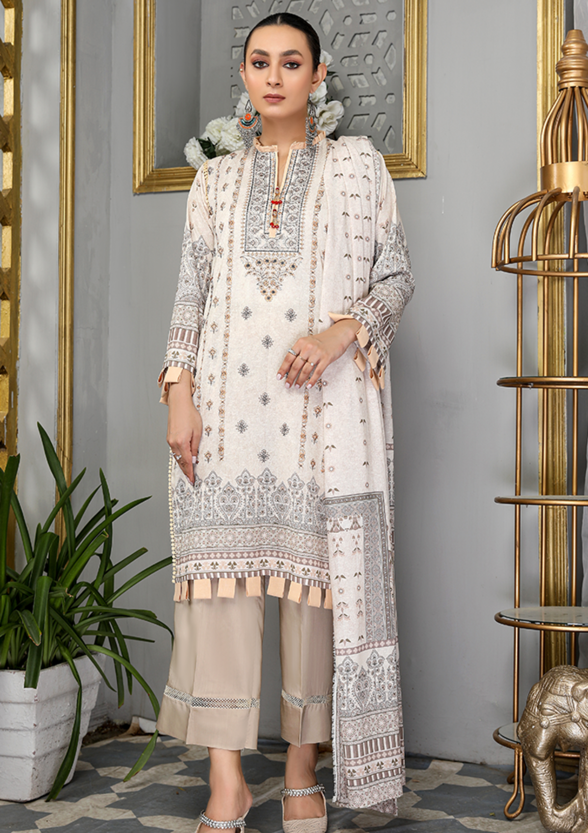 Dastaan By Humdum V-2'22 D-10 - Mohsin Saeed Fabrics
