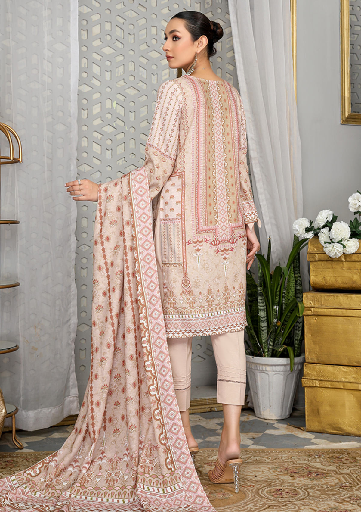 Dastaan By Humdum V-2'22 D-04 - Mohsin Saeed Fabrics