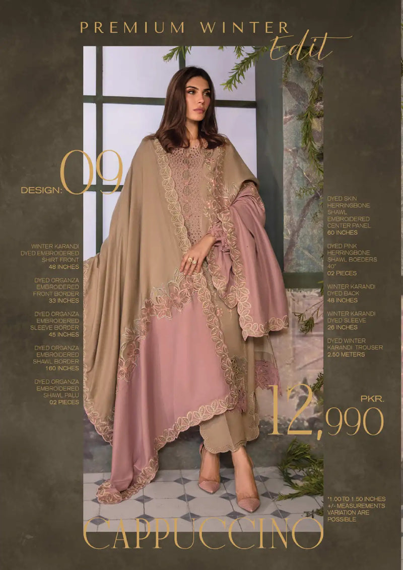 Rang Rasiya Premium Winter Edit'24 D-09 Cappuccino