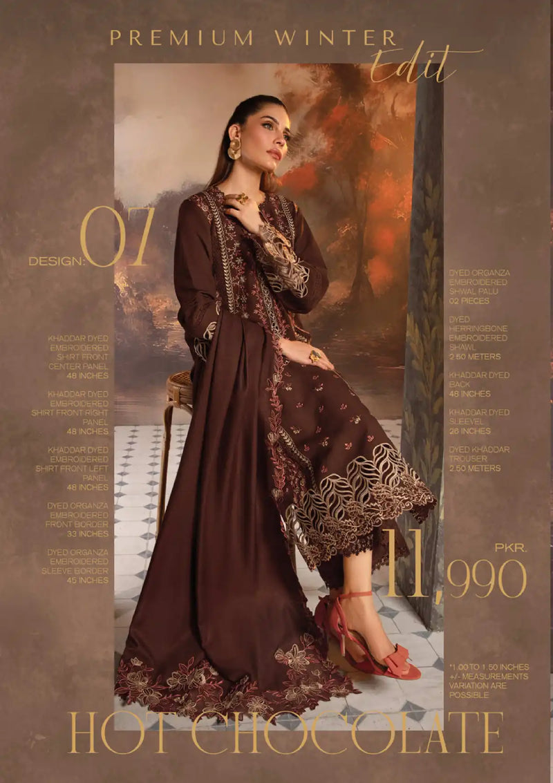 Rang Rasiya Premium Winter Edit'24 D-07 Hot Chocolate