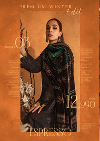 Rang Rasiya Premium Winter Edit'24 D-03 Espresso