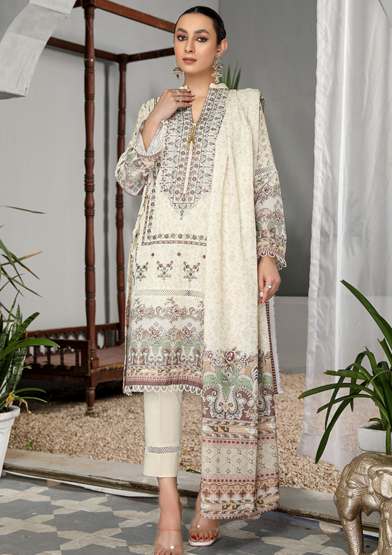 Dastaan By Humdum V-2'22 D-08 - Mohsin Saeed Fabrics