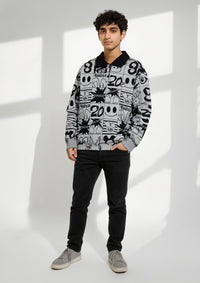 Boys Cotton Shirt in Grey