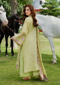 mohsin-saeed-fabrics-affordable-luxury-outfits-for-daily-formal-and-wedding-wear-This-product-is-from-elaf-luxury-lawn25-vol-2-elh-1a-pistacia-is-available-on-Mohsin-saeed-fabrics-website.