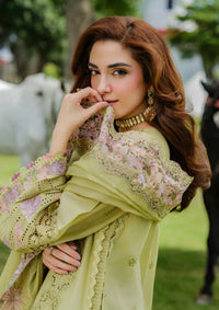 mohsin-saeed-fabrics-affordable-luxury-outfits-for-daily-formal-and-wedding-wear-This-product-is-from-elaf-luxury-lawn25-vol-2-elh-1a-pistacia-is-available-on-Mohsin-saeed-fabrics-website.