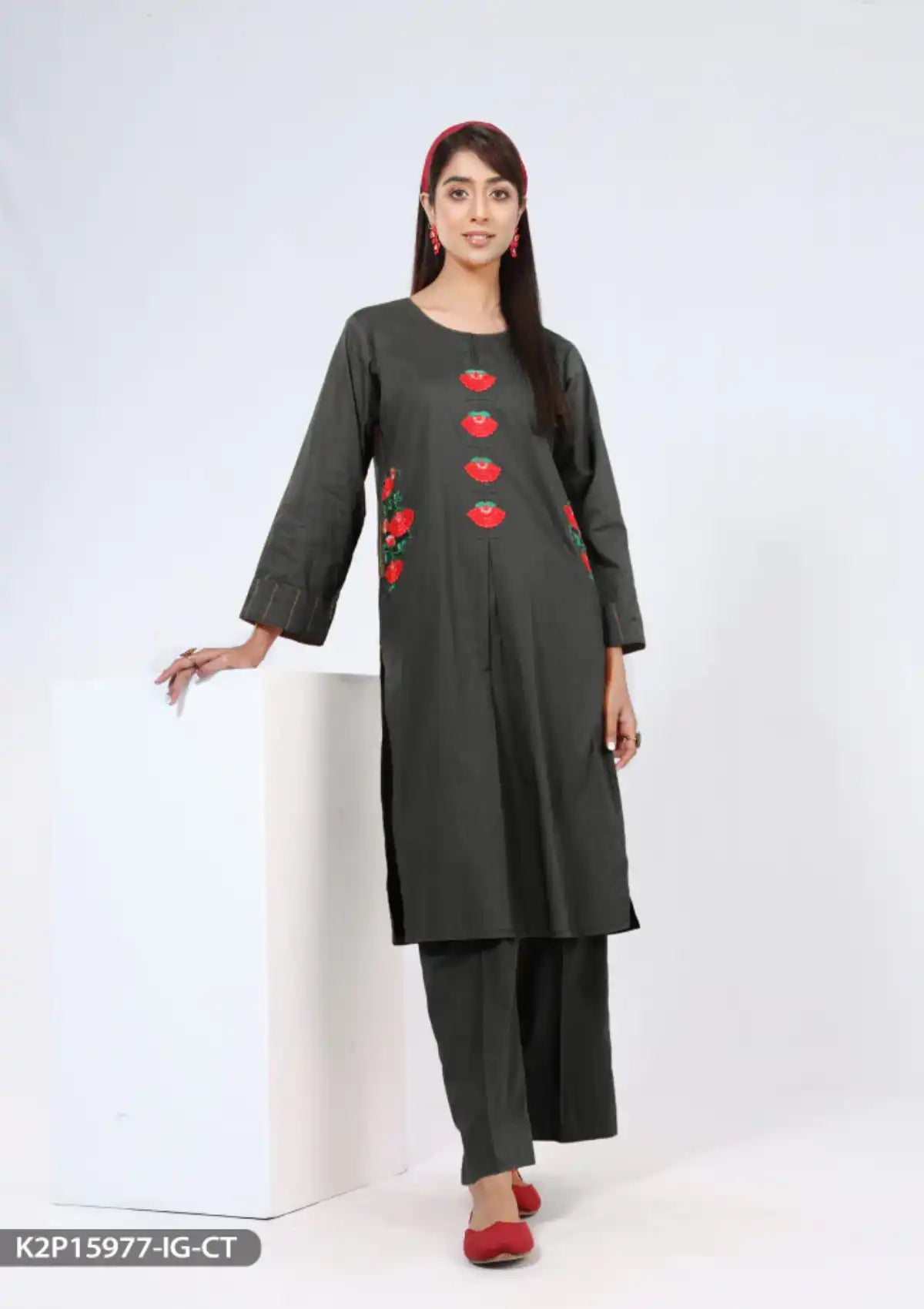 ShaPosh Casual Pret (K2P15977-IG-R.CT) - Mohsin Saeed Fabrics