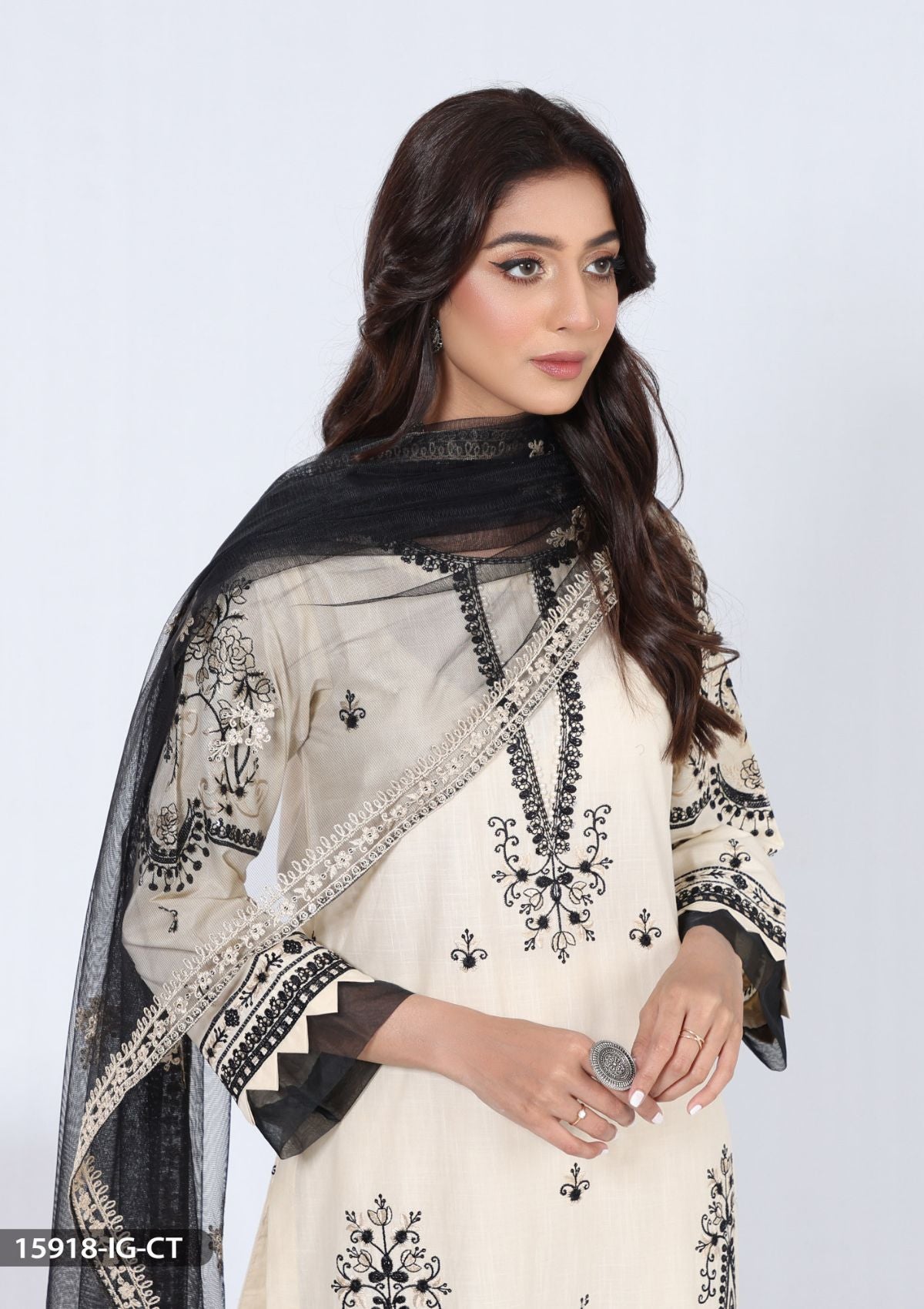ShaPosh Casual Pret (15918-IG-CT) - Mohsin Saeed Fabrics